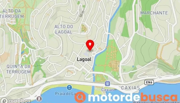 mapa de Barata Farmácia em Caxias