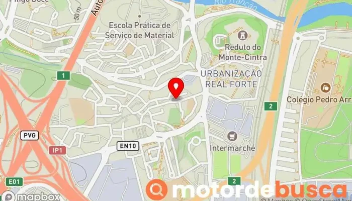 Cortes -  Mapa - Sacavém