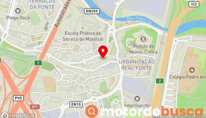 Drogaria Moderna De Sacavem Mapa - Sacavém