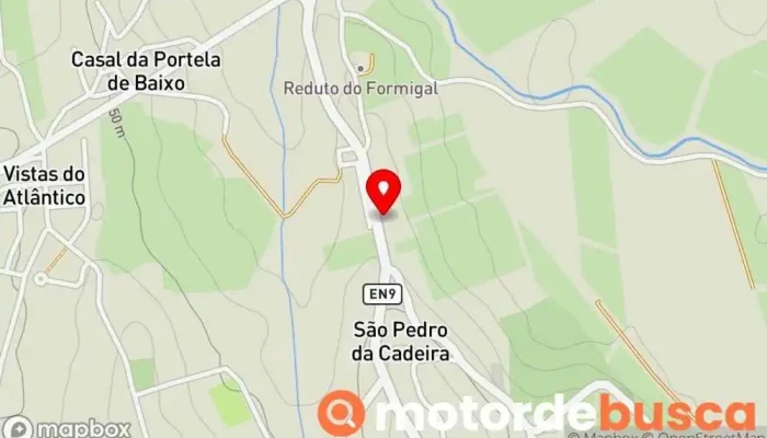 Extensao De Saude Sao Pedro Da Cadeira C S Torres Vedras Mapa - São Pedro Da Cadeira