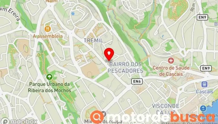 mapa de Farmácia Cascais Farmácia em Cascais