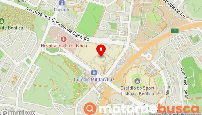 mapa de Farmácia Colombo Farmácia em Lisboa