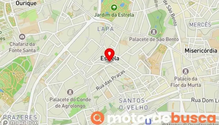 mapa de Farmácia da Lapa Farmácia em Lisboa