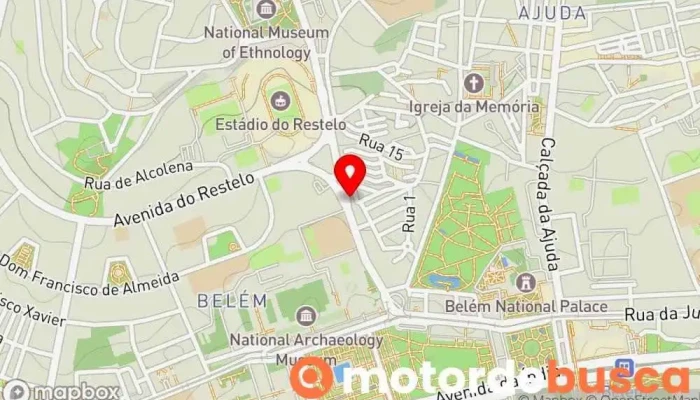 mapa de Farmácia Estádio Restelo Farmácia em Lisboa
