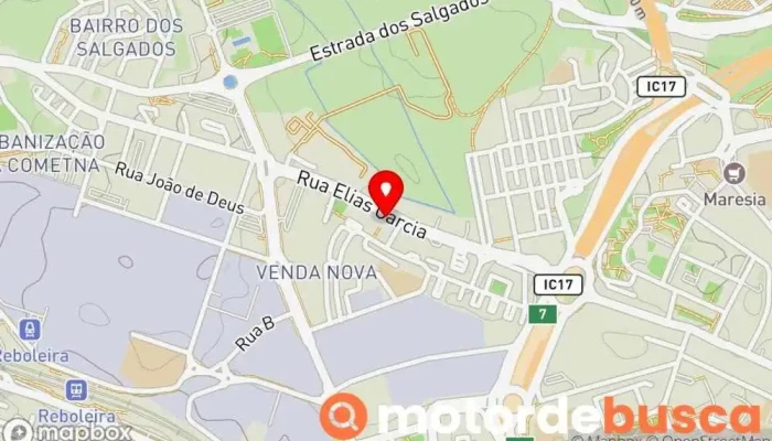 mapa de Farmácia Girassol Farmácia em Amadora