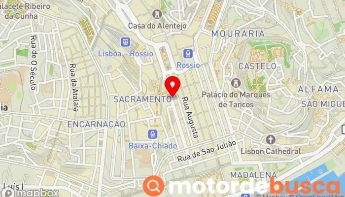 mapa de Farmácia Internacional Farmácia em Lisboa