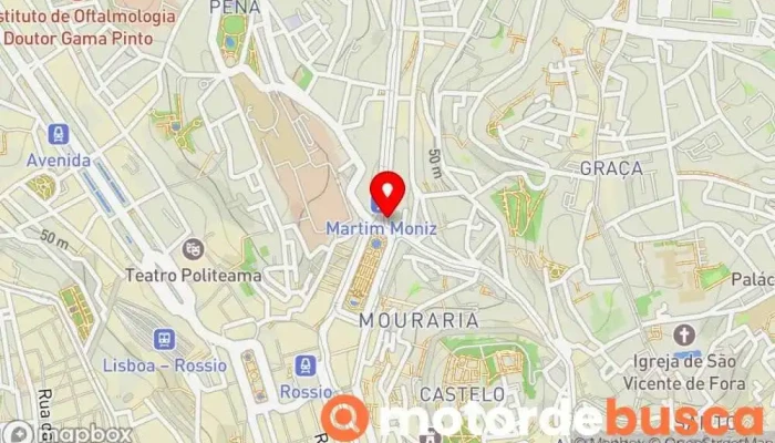 mapa de Farmácia Martim Moniz Farmácia em Lisboa