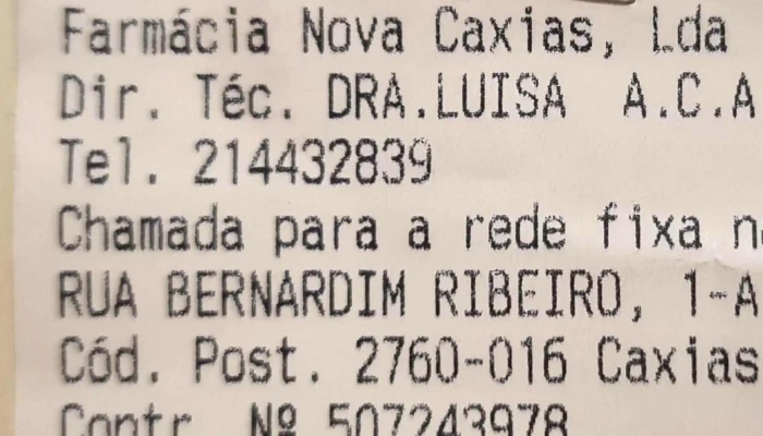 Farmacia Nova Caxias Lda Farmacia - Caxias