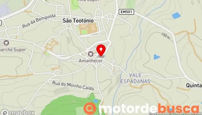 Farmacia Nova De Sao Teotonio Mapa - S.teotónio