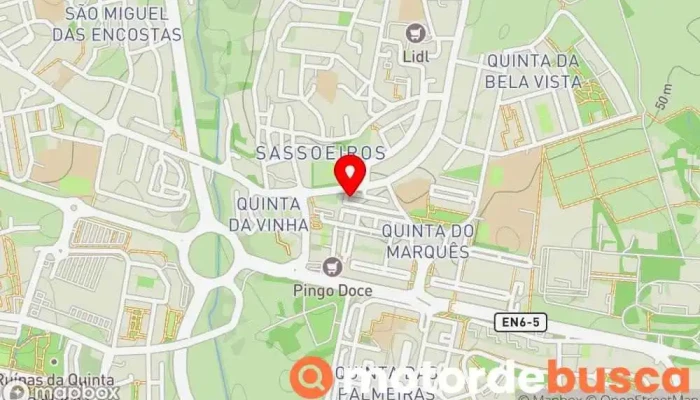 mapa de Farmácia Ribeiro (Qta. Marquês) Farmácia em Oeiras