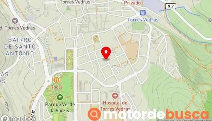Farmacia Santa Cruz Mapa - Torres Vedras
