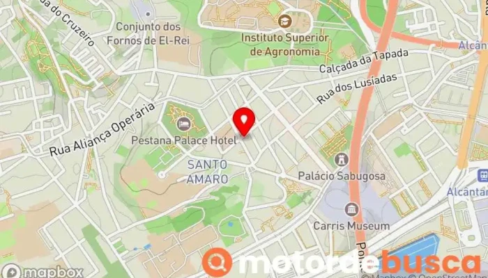 mapa de Farmácia Santo Amaro Farmácia em Lisboa