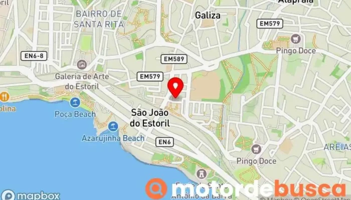 mapa de Farmácia São João Farmácia em Estoril