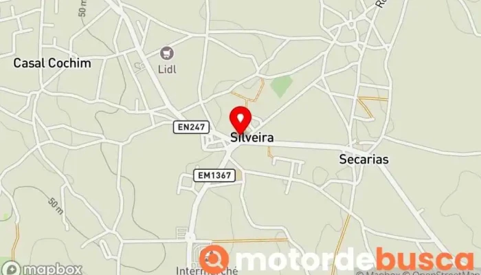 mapa de Farmácia Silveirense Farmácia em Silveira