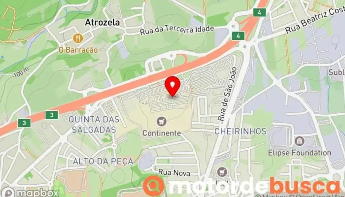 mapa de Farmácia Tanara Farmácia em Alcabideche