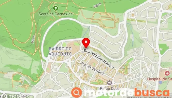 mapa de Farmavalley Parafarmácia em Carnaxide