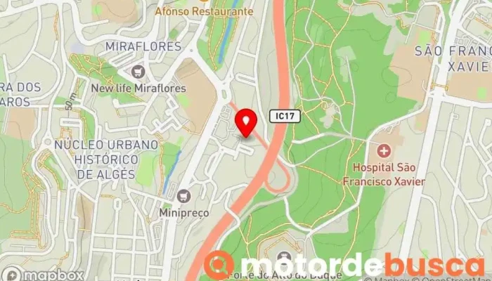 mapa de Mdv Plan - Planos De Assistência, Lda. Farmácia em Algés