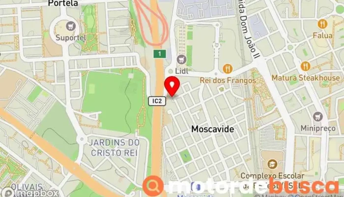 Santa Barbara Mapa - Moscavide