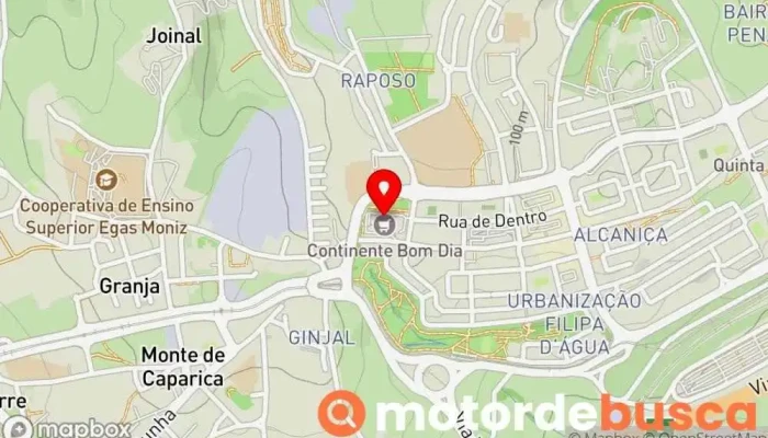 Wells Monte Caparica -  Mapa - Caparica