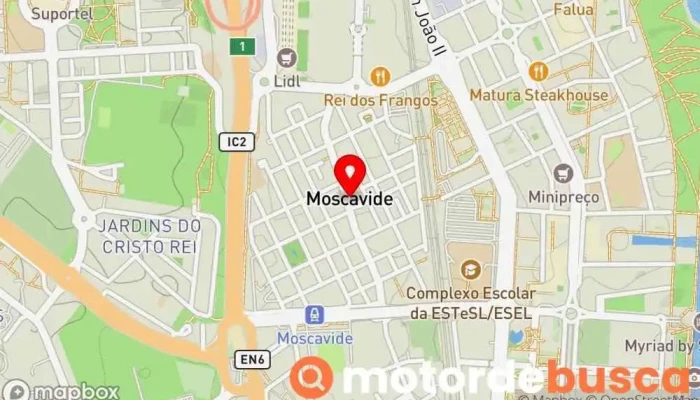 Wells Moscavide Mapa - Moscavide